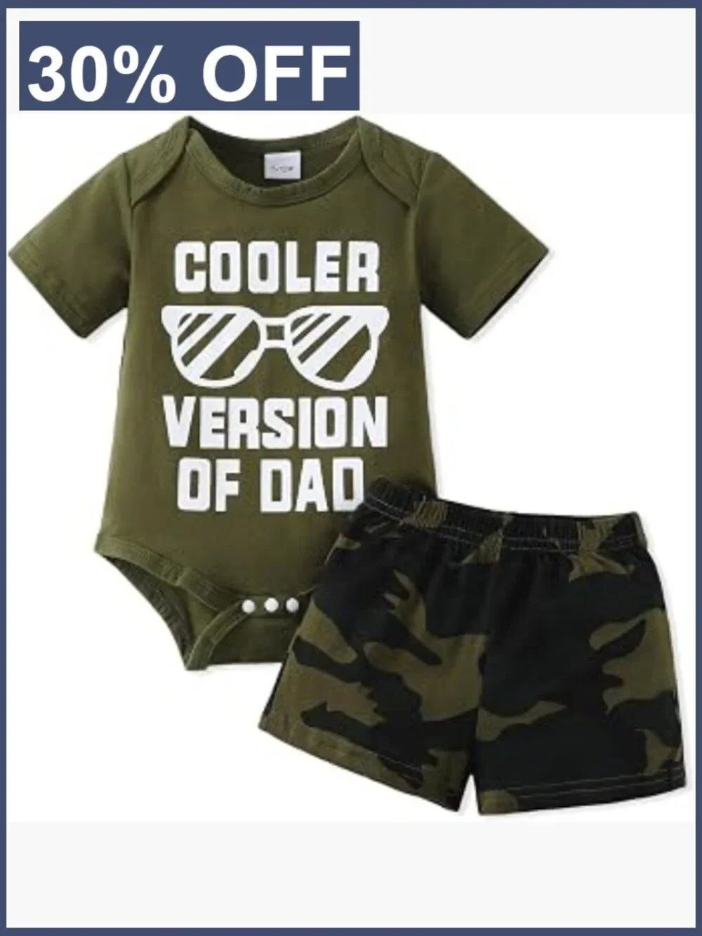Newborn Baby Boy Romper & Shorts Set 0-12 Months